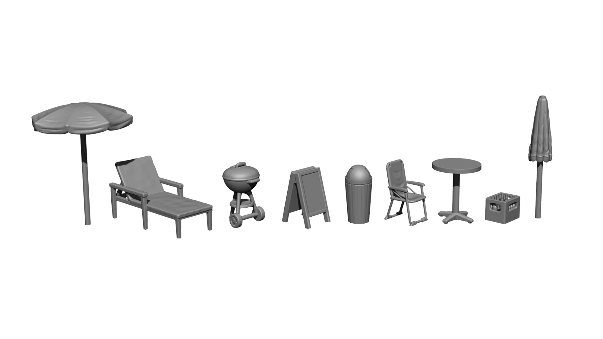 3D-Kit, Am Strand