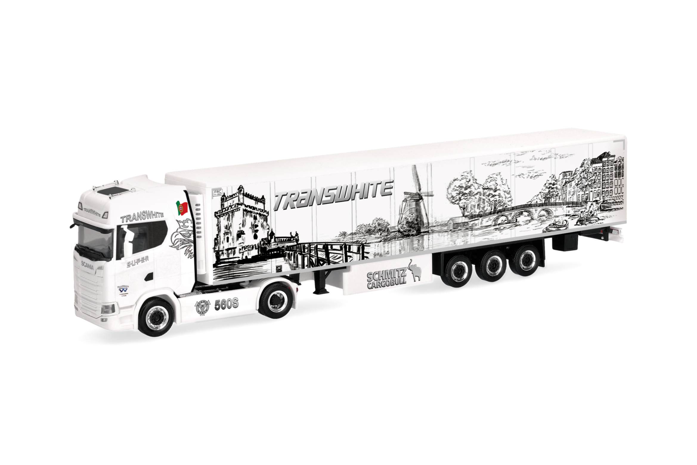 Scania CS 20 Hochdach Kühlkoffer-Zug